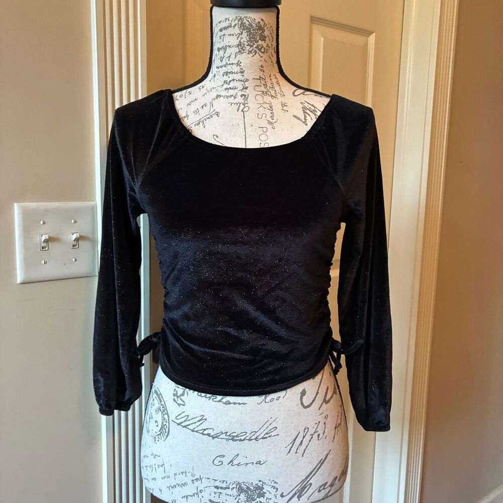 Iz-byer Women's Black Blouse